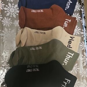 Colorful Weekday Socks Set